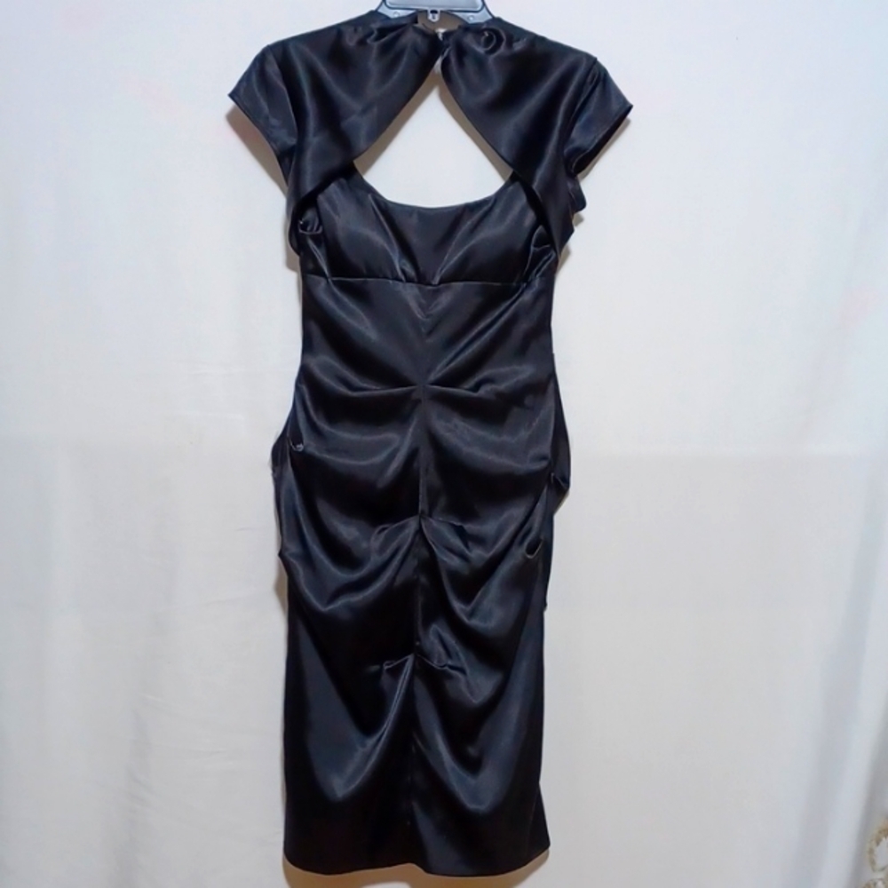 NIGHT WAY collection ladies dress size S IN A BEAUTIFUL BLACK polyester